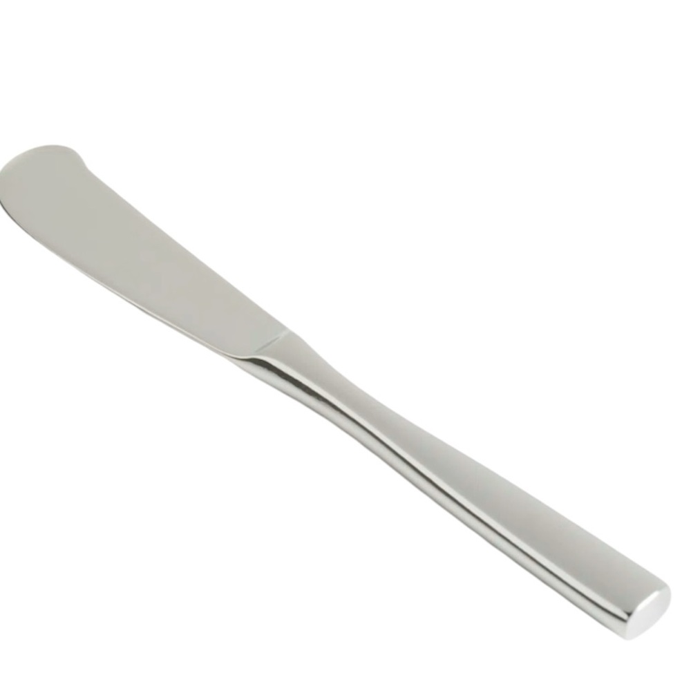 12 Fortessa Lucca Solid Handle Butter Knifes Knife Silver